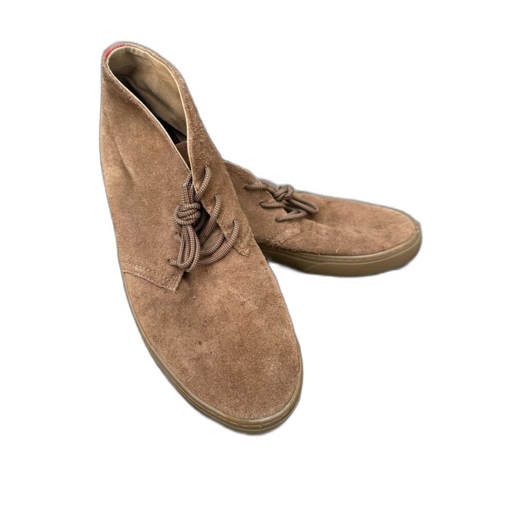 Men’s Chukka Leather Sneaker Sz 10 D Medium Brown Retail $99 WeSC